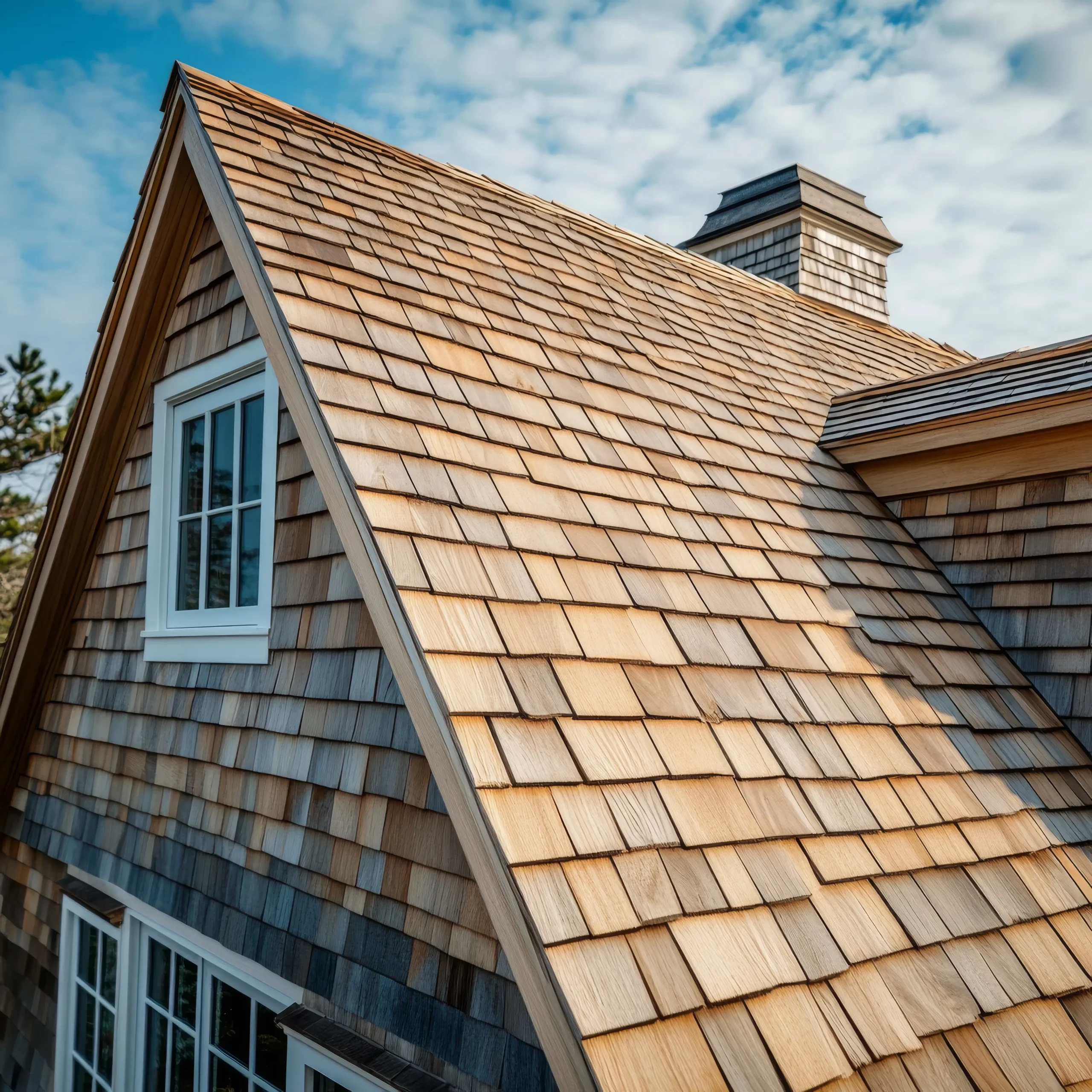 cedar shake roof installation house roof